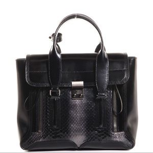 3.1 Phillip Lim Pashli Medium Snakeskin Bag